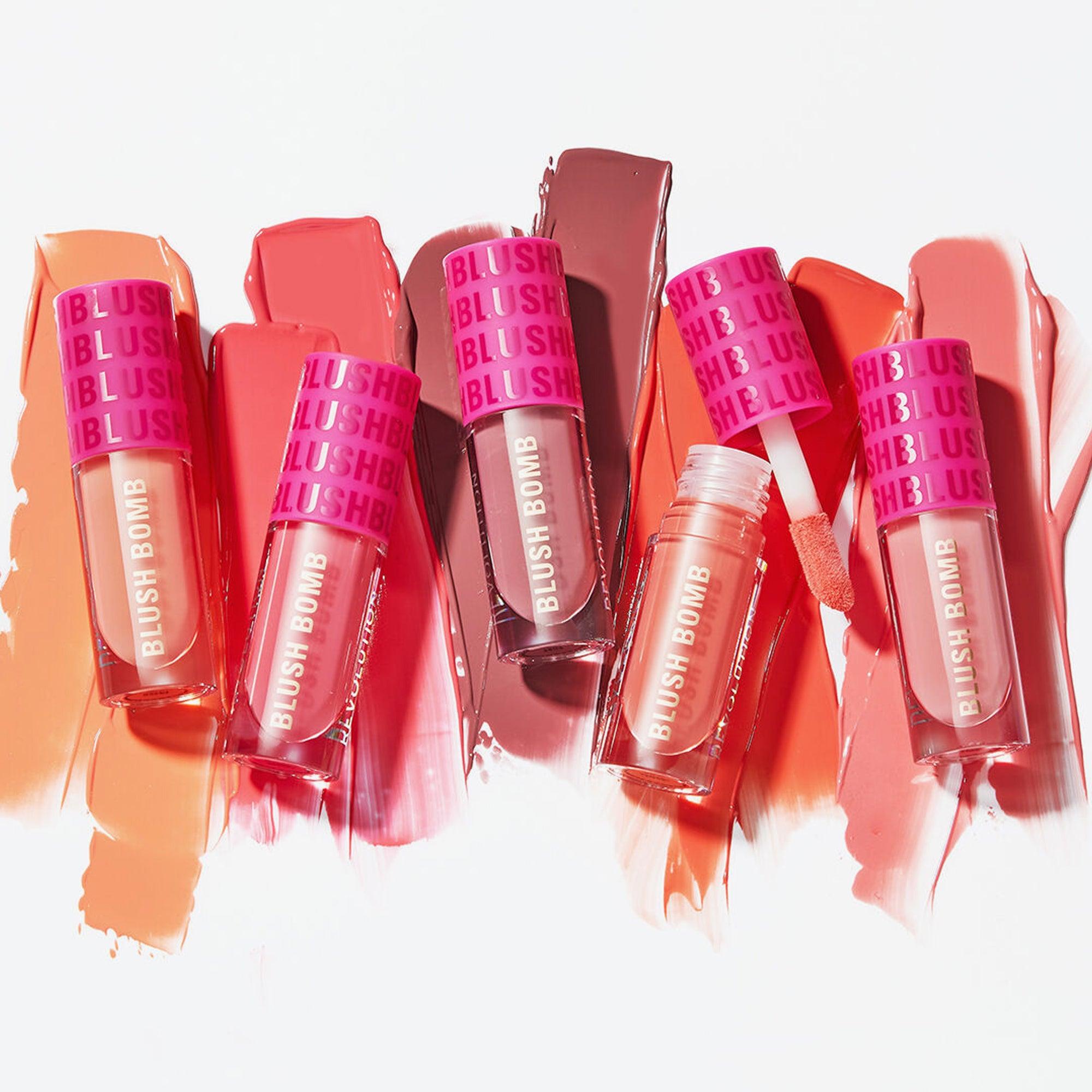 Revolution Blush Bomb Cream Blusher Savage Coral 4.6ml All Shades