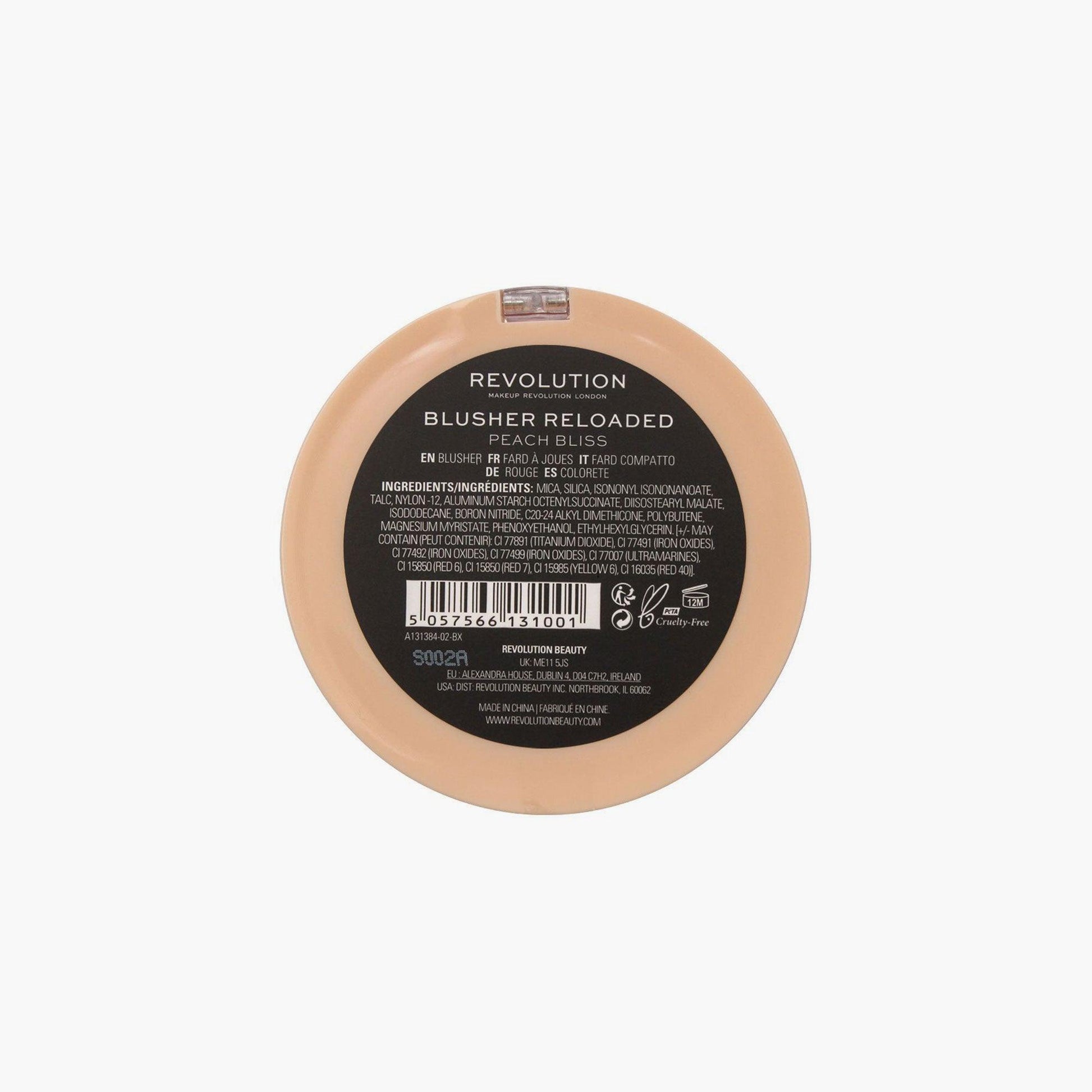 Revolution Blusher Reloaded Peach Bliss 7.5 gm - TheSkinFit