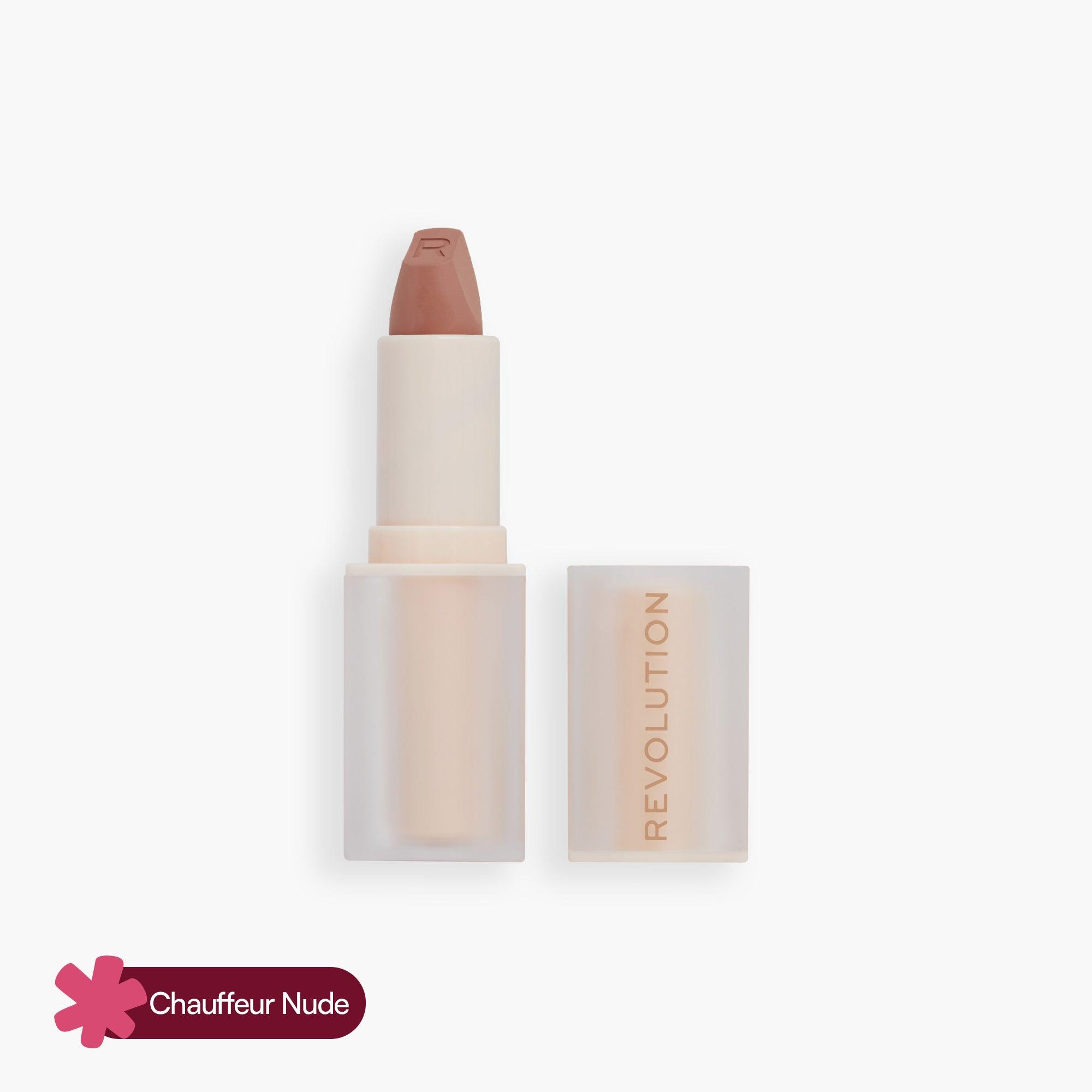 Revolution Lip Allure Soft Satin Lipstick Chauffeur Nude 3.2gm