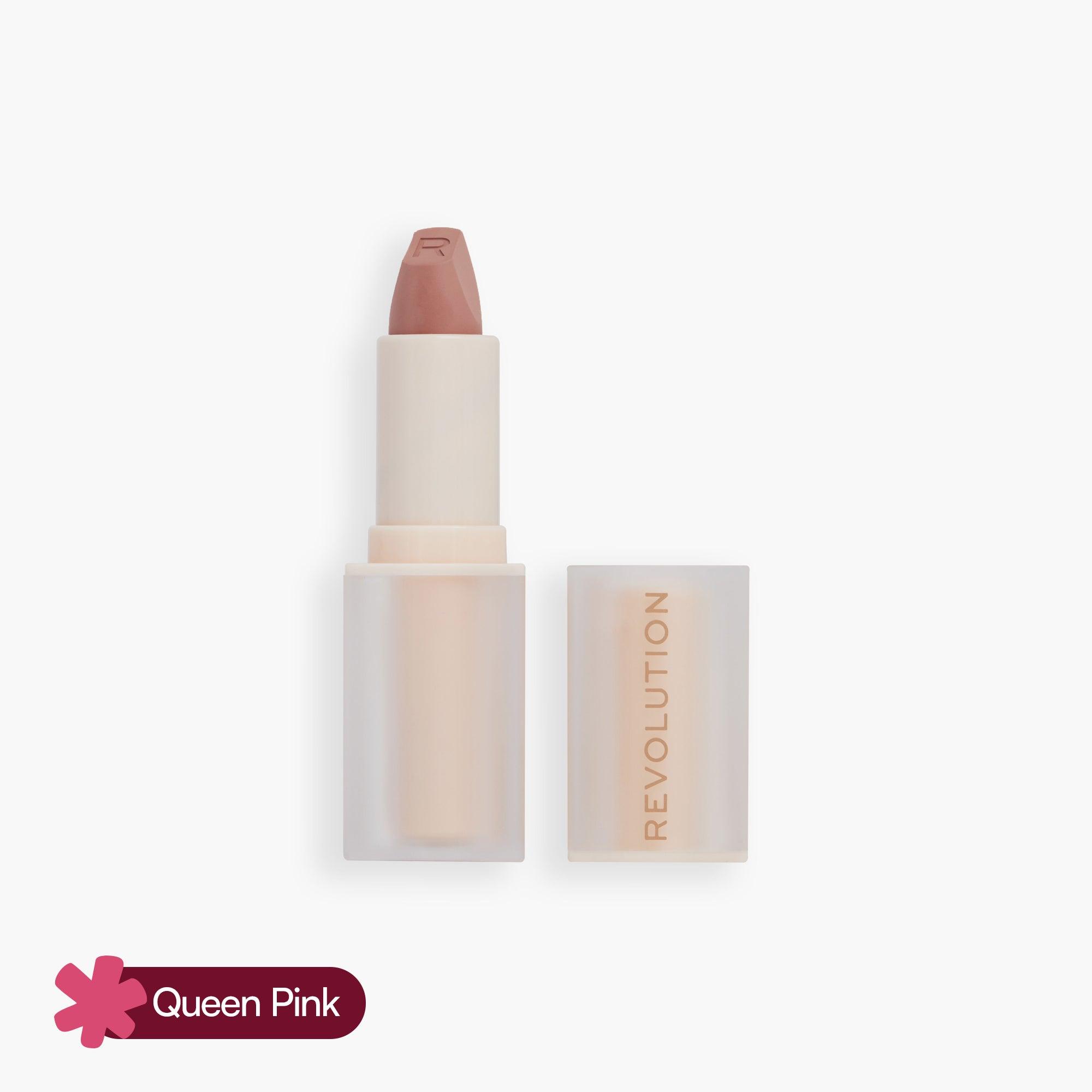 Revolution Lip Allure Soft Satin Lipstick Queen Pink 3.2gm