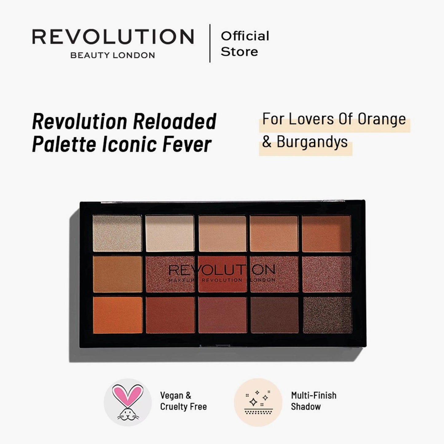 Revolution Reloaded Palette Iconic Fever 1 Piece