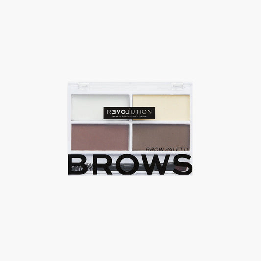 Revolution Relove Brows Brow Palette Dark 3.2gm - TheSkinFit