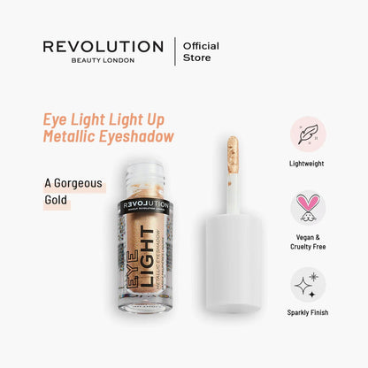Revolution Relove Eye Light Metallic Eyeshadow Light Up 1.9ml