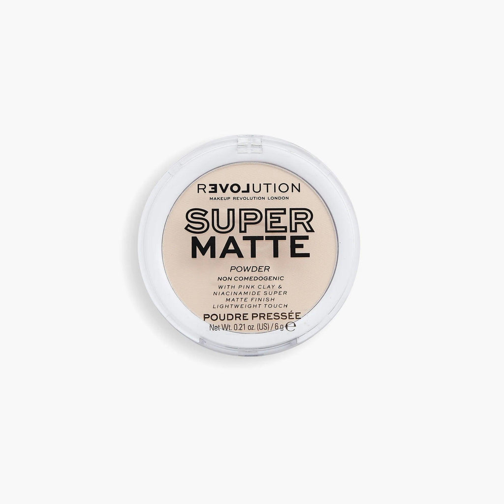Revolution Relove Super Matte Pressed Powder Translucent 6gm