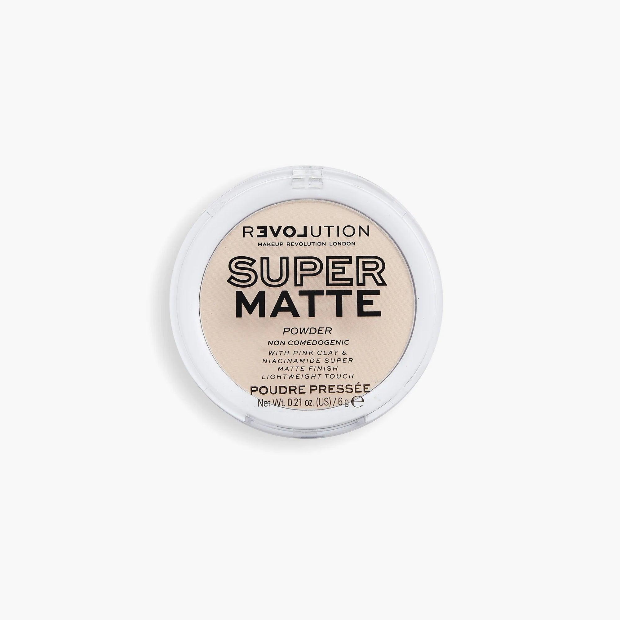 Revolution Relove Super Matte Pressed Powder Translucent 6gm