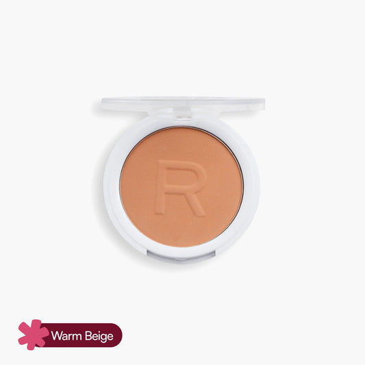 Revolution Relove Super Matte Pressed Powder Warm Beige 6gm