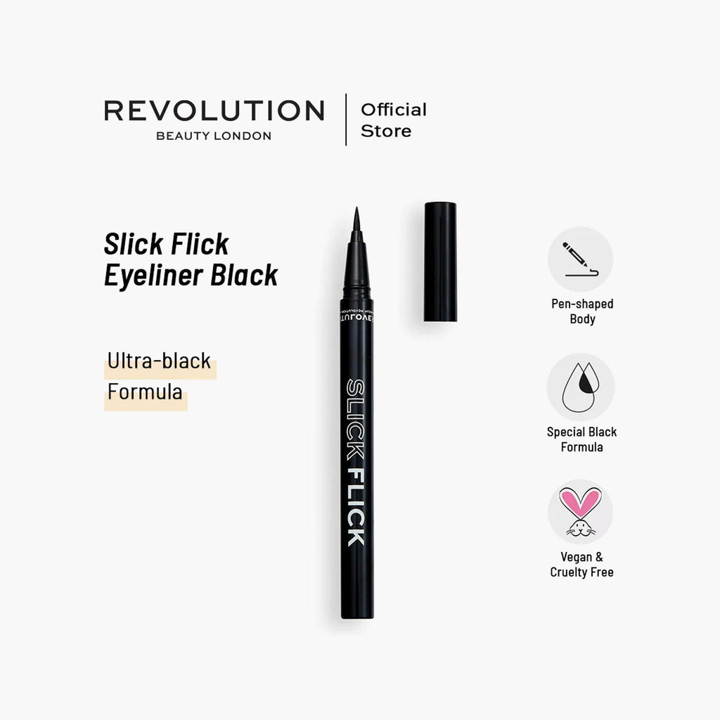 makeup revolution slick flick eyeliner review