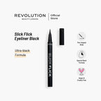 makeup revolution slick flick eyeliner review