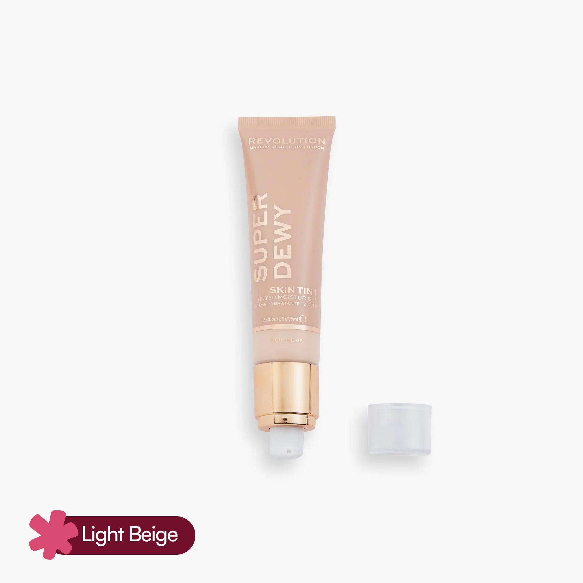 Revolution Superdewy Skin Tint Tinted Moisturizer Light Beige