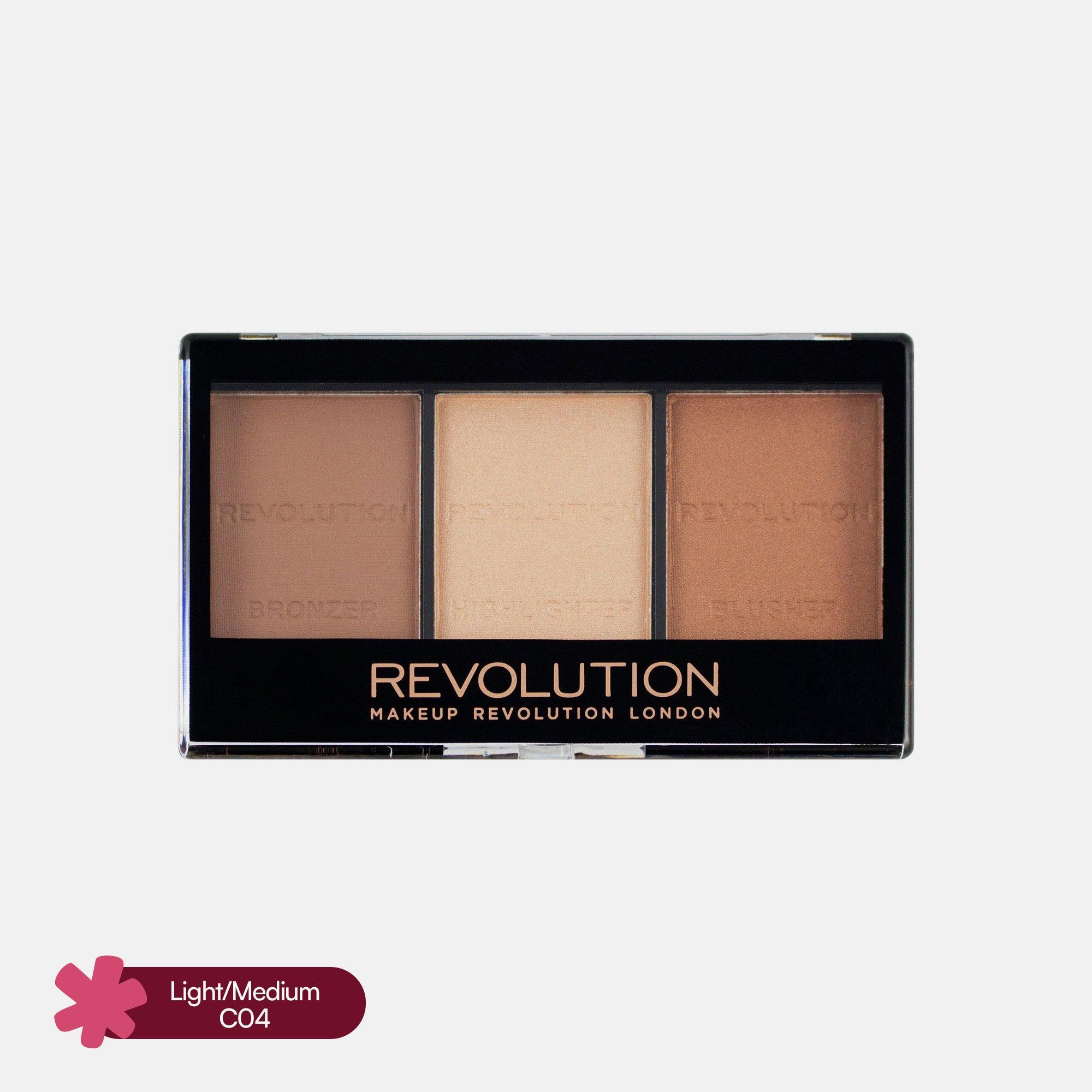 Revolution Ultra Sculpt & Contour Kit Ultra Light/Medium C04 10.8gm