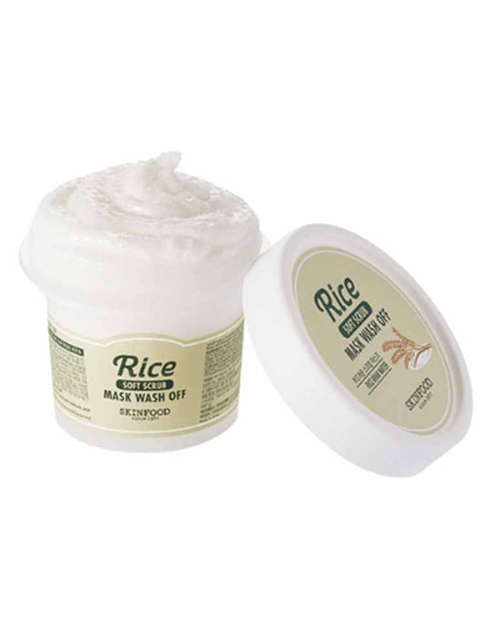 Skinfood Rice Soft Scrub Wash Off Mask 100gm