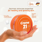 Creme 21 Smooth Moisturizing Cream With Pro-Vitamin B-5 For Normal Skin Germany
