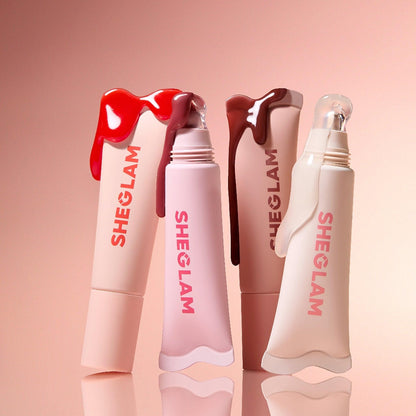 Sheglam Crystal Glaze Moisturizing Lip Care Strawberry Milk 10ml - TheSkinFit