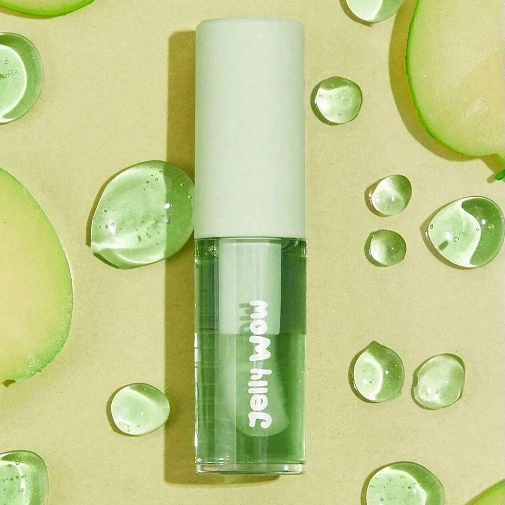 Sheglam Jelly Wow Hydrating Lip Oil Green Apple Envy 6gm - TheSkinFit