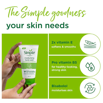 Simple Moisturising Facial Wash 150ml