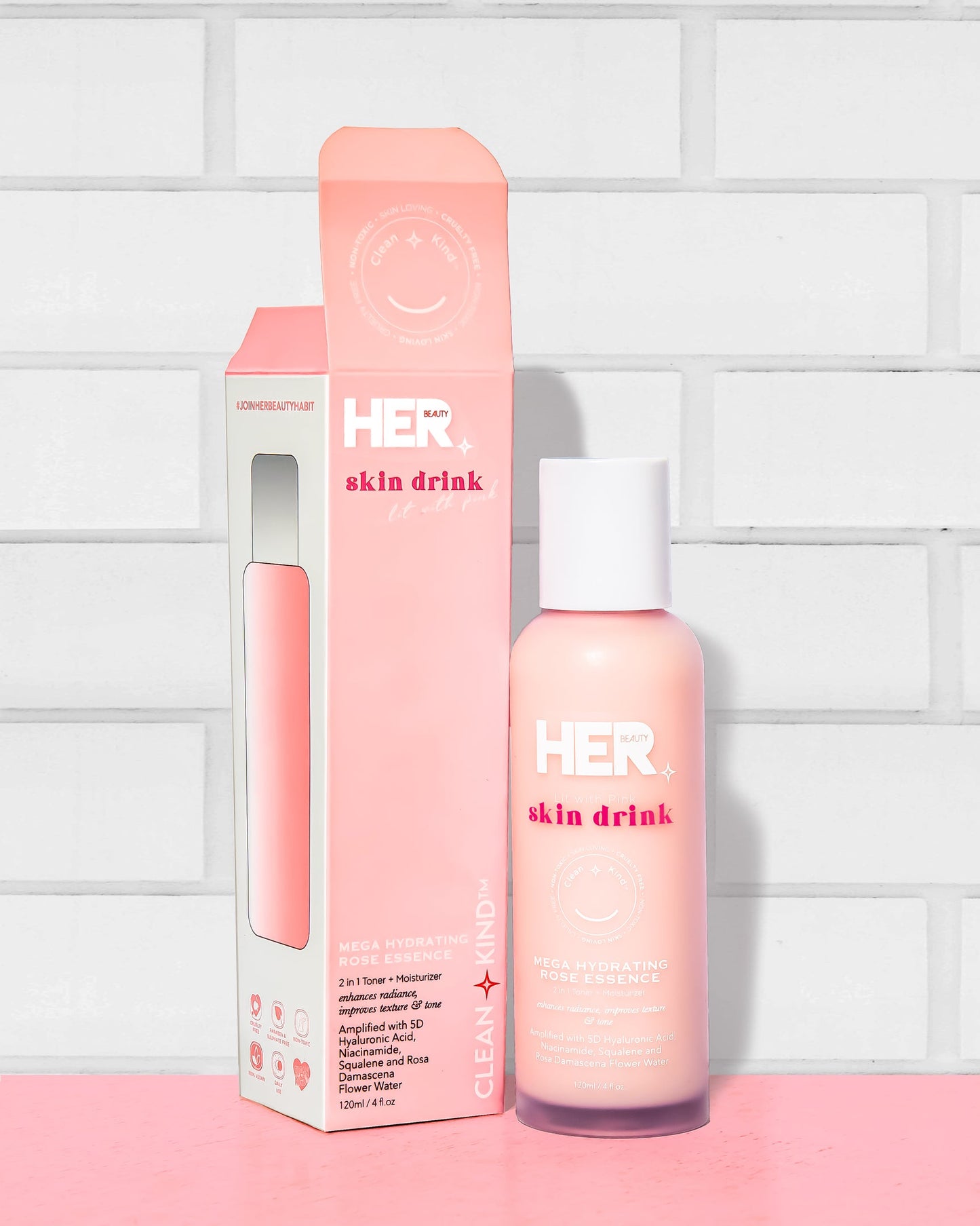 Her Beauty Skin Drink Mega Hydrating Rose Essence 120ml