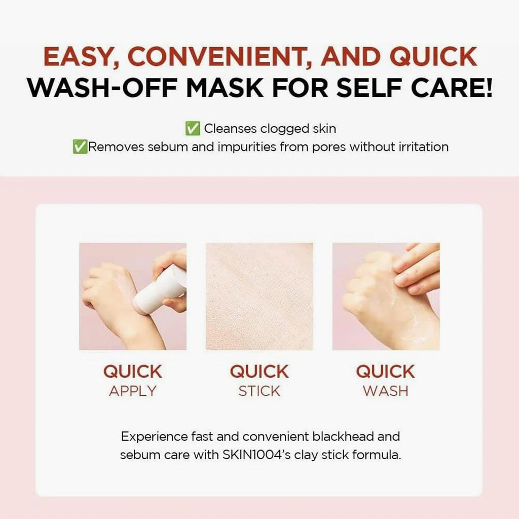 SKIN1004 Madagascar Centella Poremizing Quick Clay Stick Mask 27gm - TheSkinFit