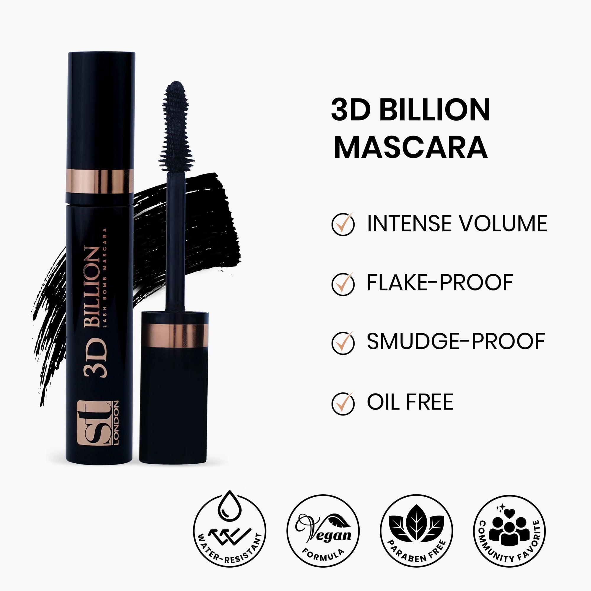 ST London 3D Billion Lash Bomb Mascara 1 Piece - TheSkinFit