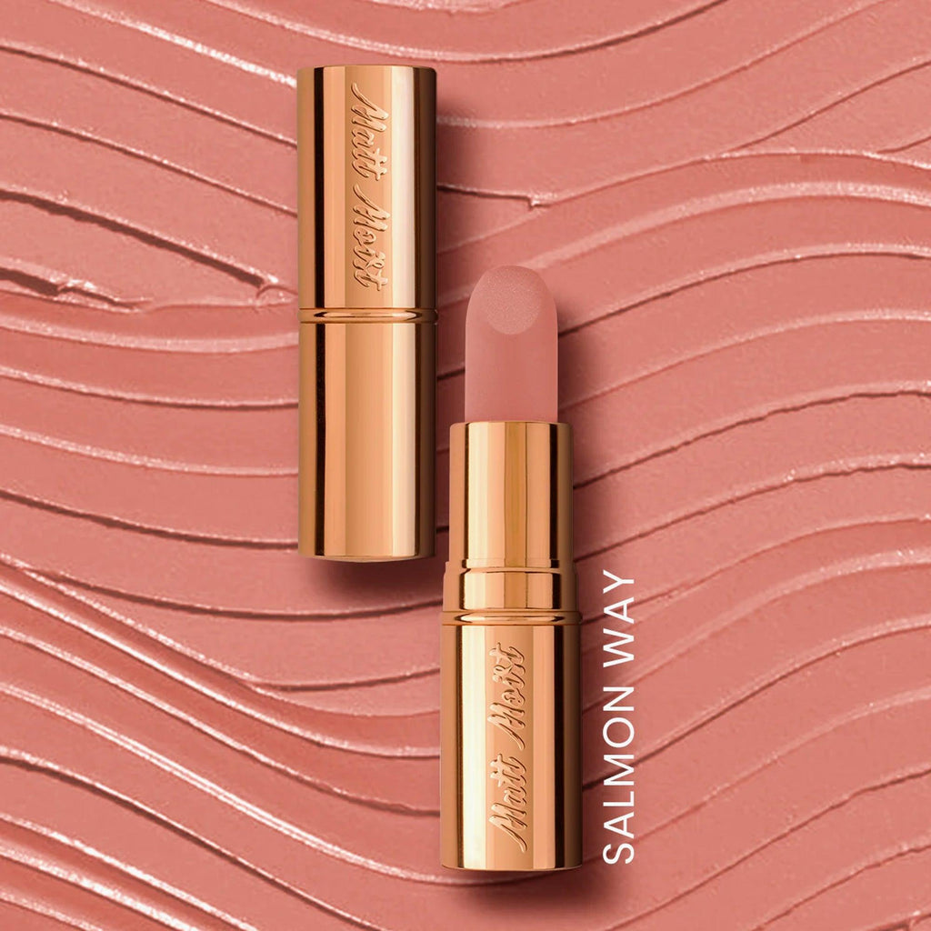 ST London Matt Moist Long Lasting Lipstick Salmon Way 4.5gm - TheSkinFit