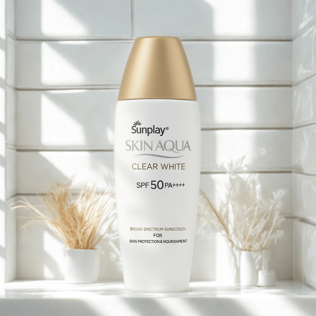 Sunplay Skin Aqua Clear White Sunscreen SPF50+ PA+++ 25gm - TheSkinFit