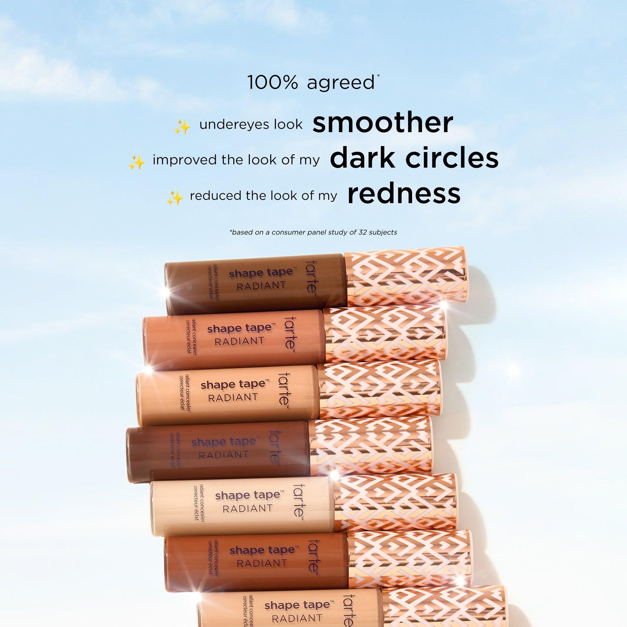 Tarte Shape Tape Radiant Concealer 27H Light Medium Honey 10ml - TheSkinFit