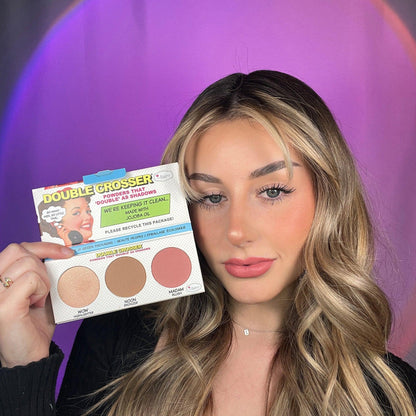 TheBalm Double Crosser Face Palette 8.5gm - TheSkinFit