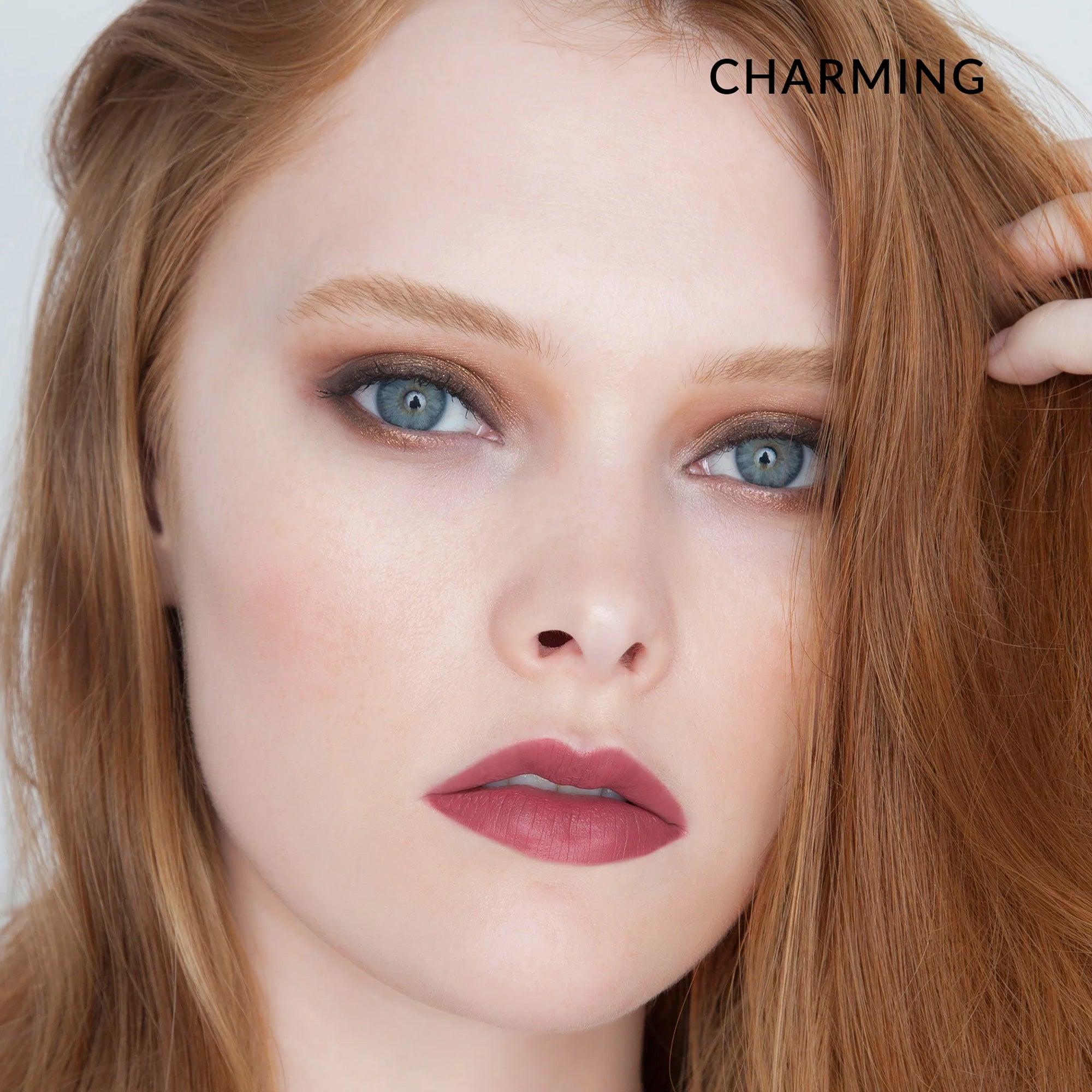 TheBalm Meet Matte Hughes Liquid Lipstick Charming 7.4ml - TheSkinFit