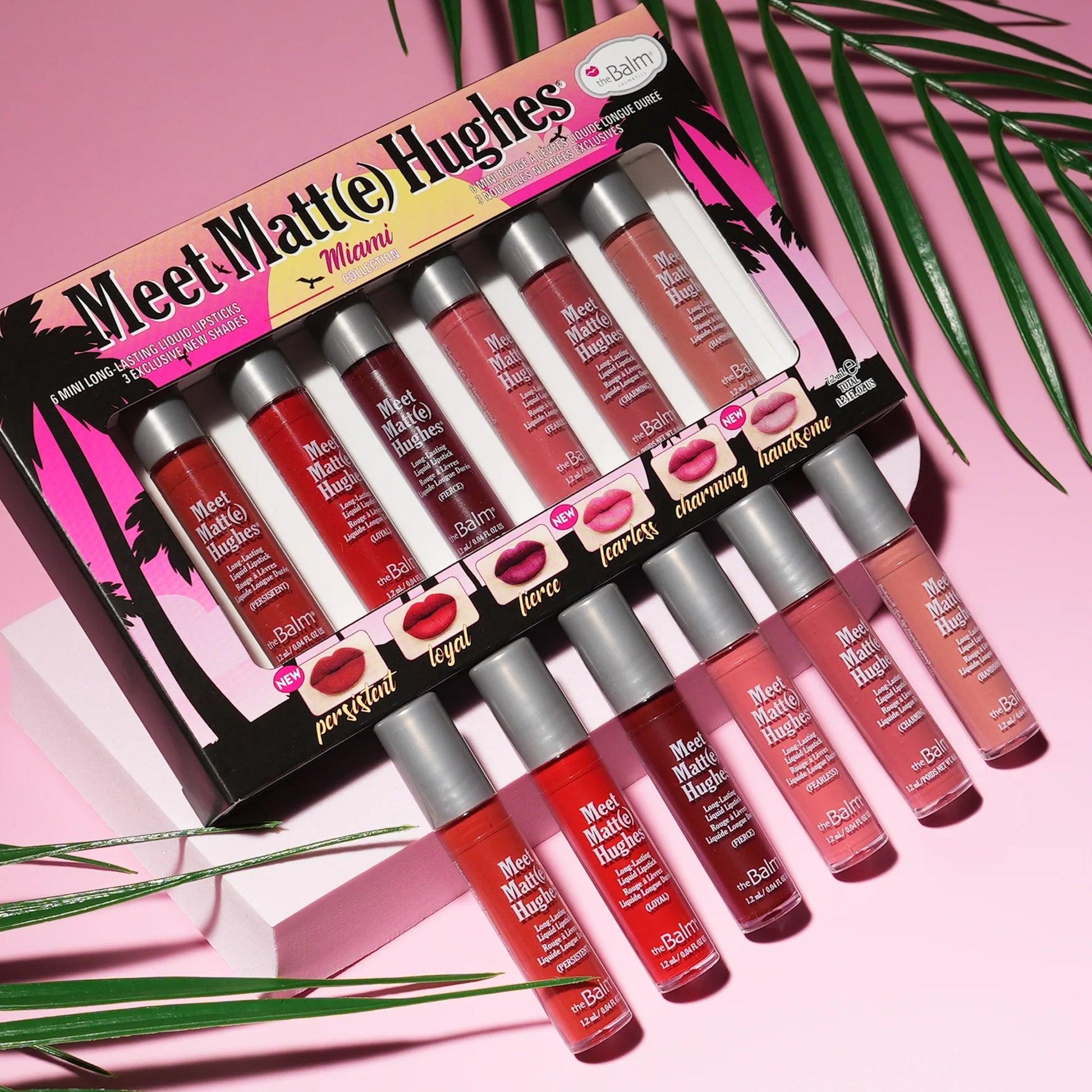 TheBalm Meet Matte Hughes Miami Mini Lip Set - TheSkinFit