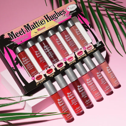 TheBalm Meet Matte Hughes Miami Mini Lip Set - TheSkinFit