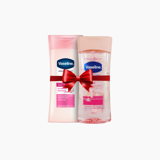 Vaseline Healthy Bright + Even Tone Body Bundle