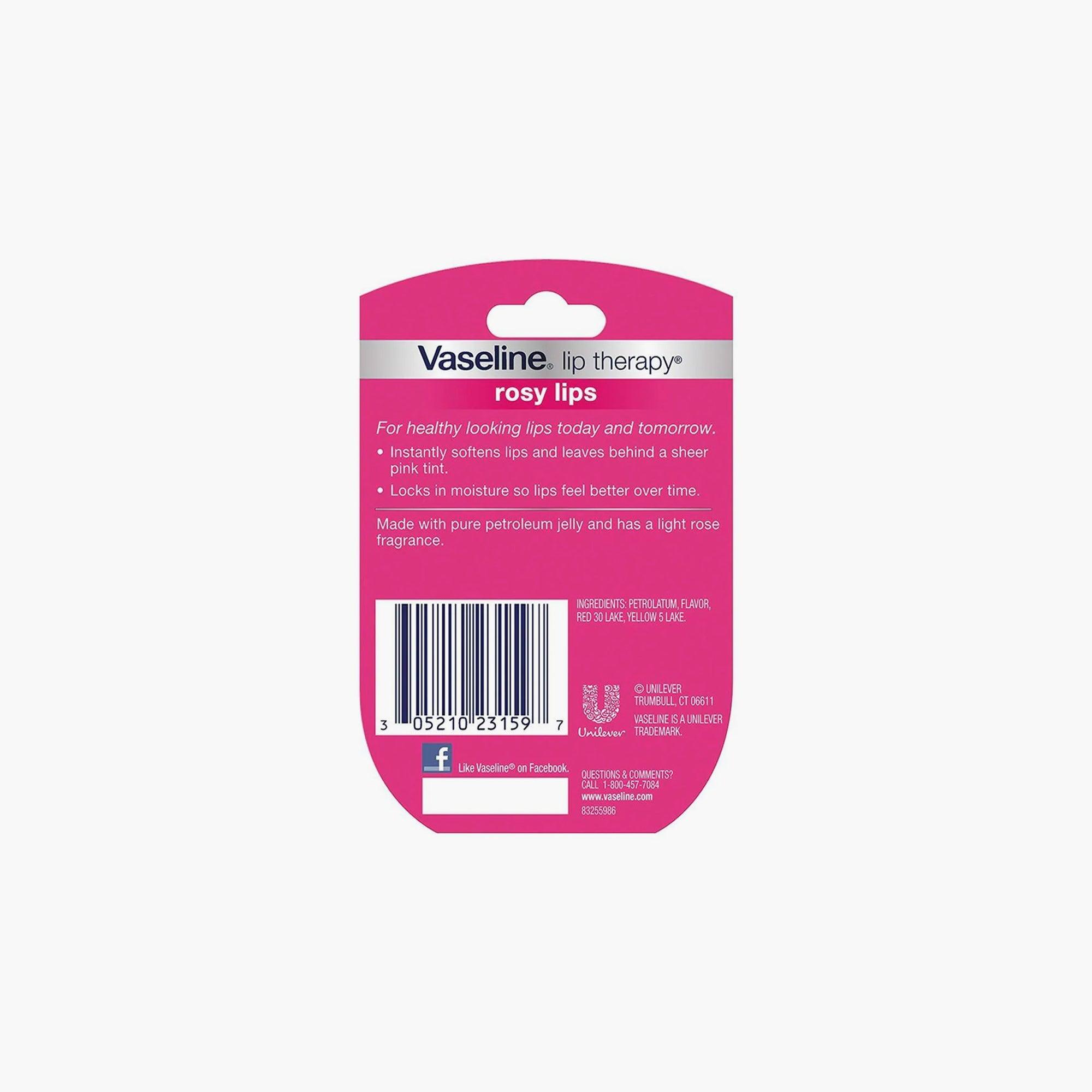 vaseline lip care rosy lips 7gm price