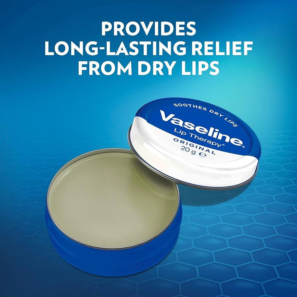 Vaseline Lip Therapy Original Tin 20gm - TheSkinFit