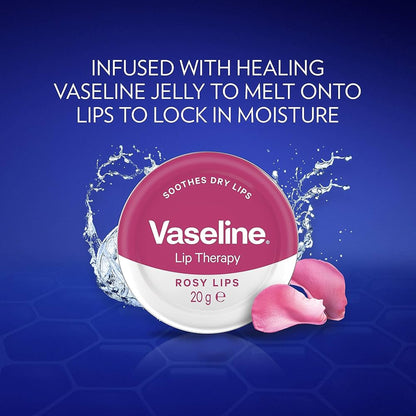 Vaseline Lip Therapy Rosy Lips Tin 20gm