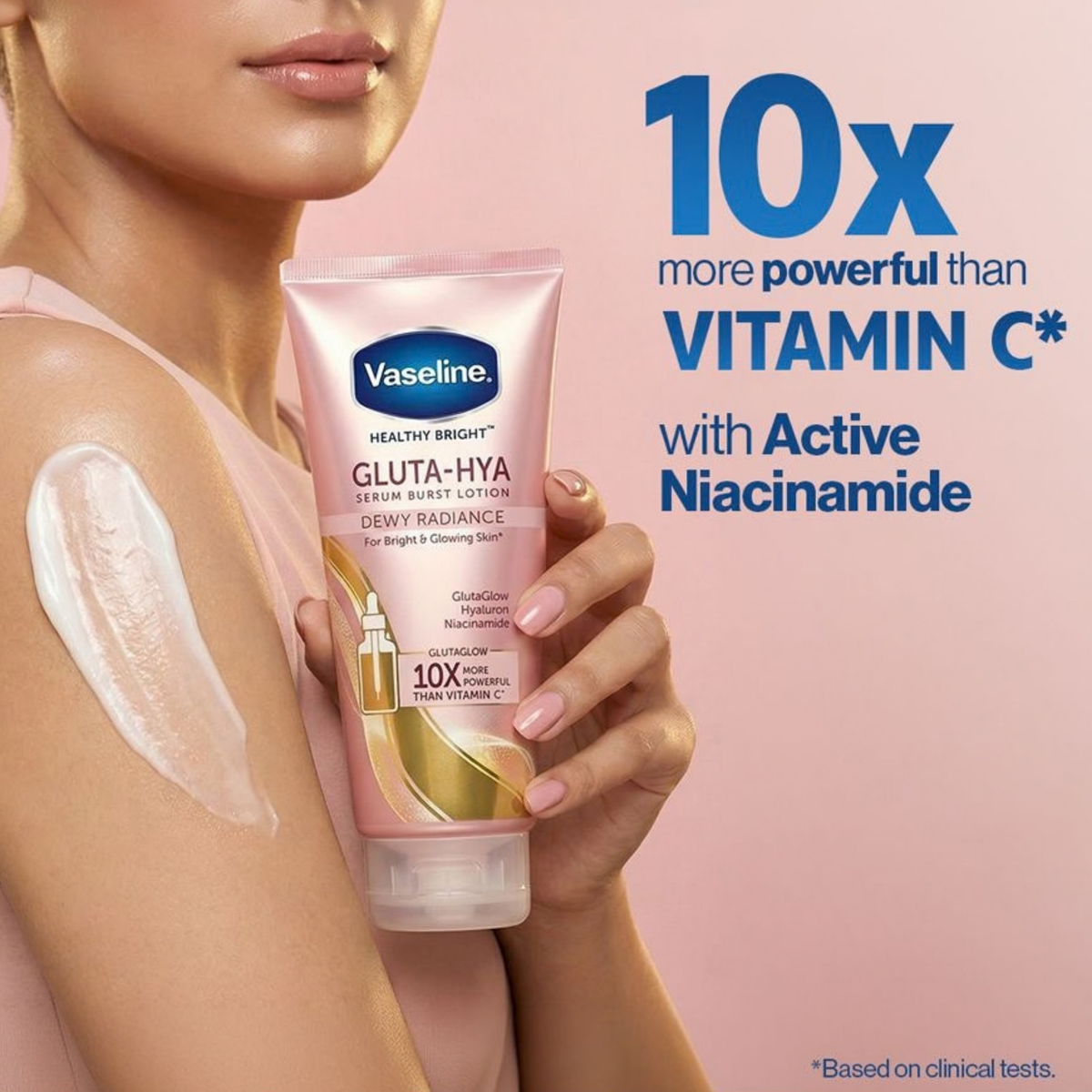Vaseline Gluta Hya Dewy Radiance Serum Burst Lotion
