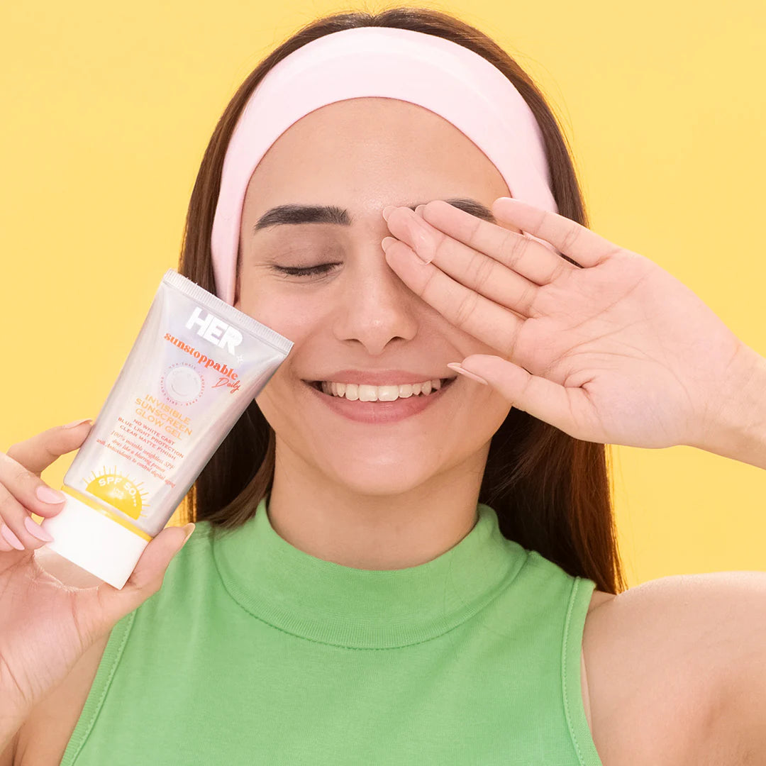 Her Beauty Sunstoppable Invisible Sunscreen Glow Gel SPF50+++ 50gm price in Pakistan