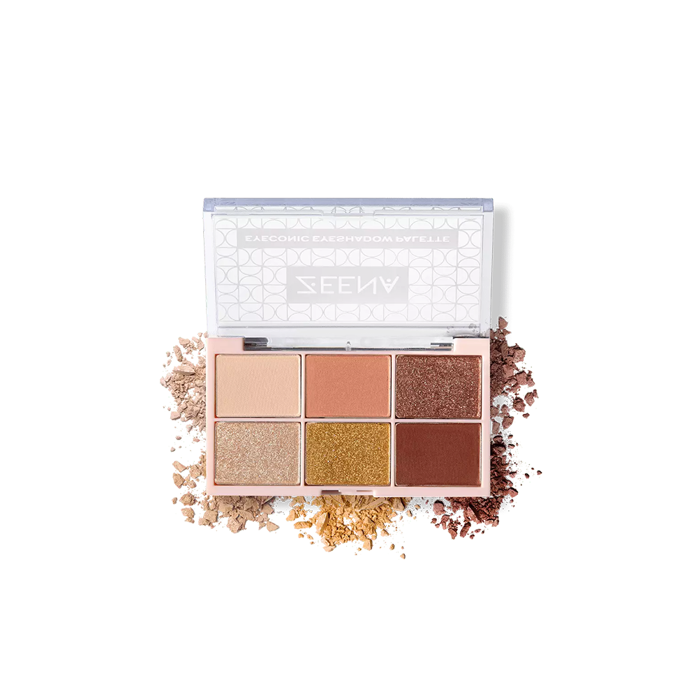 Zeena Eyeconic Eyeshadow Palette 010 Golden Nude 6gm